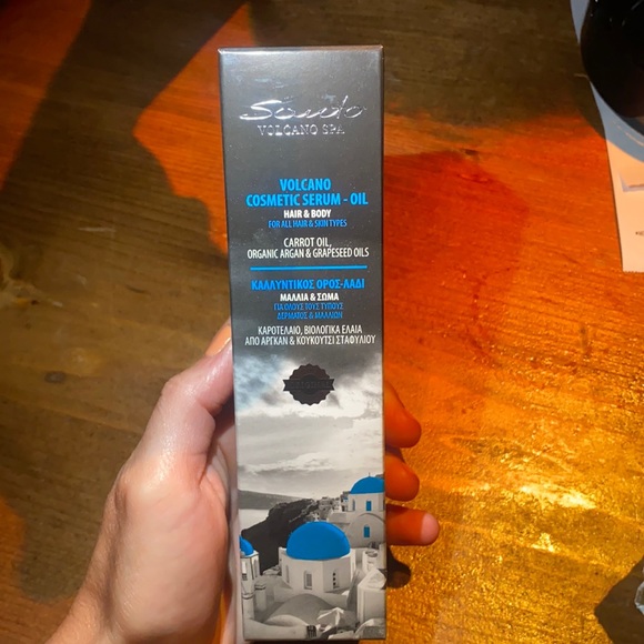 Volcano cosmetic serum from Greece